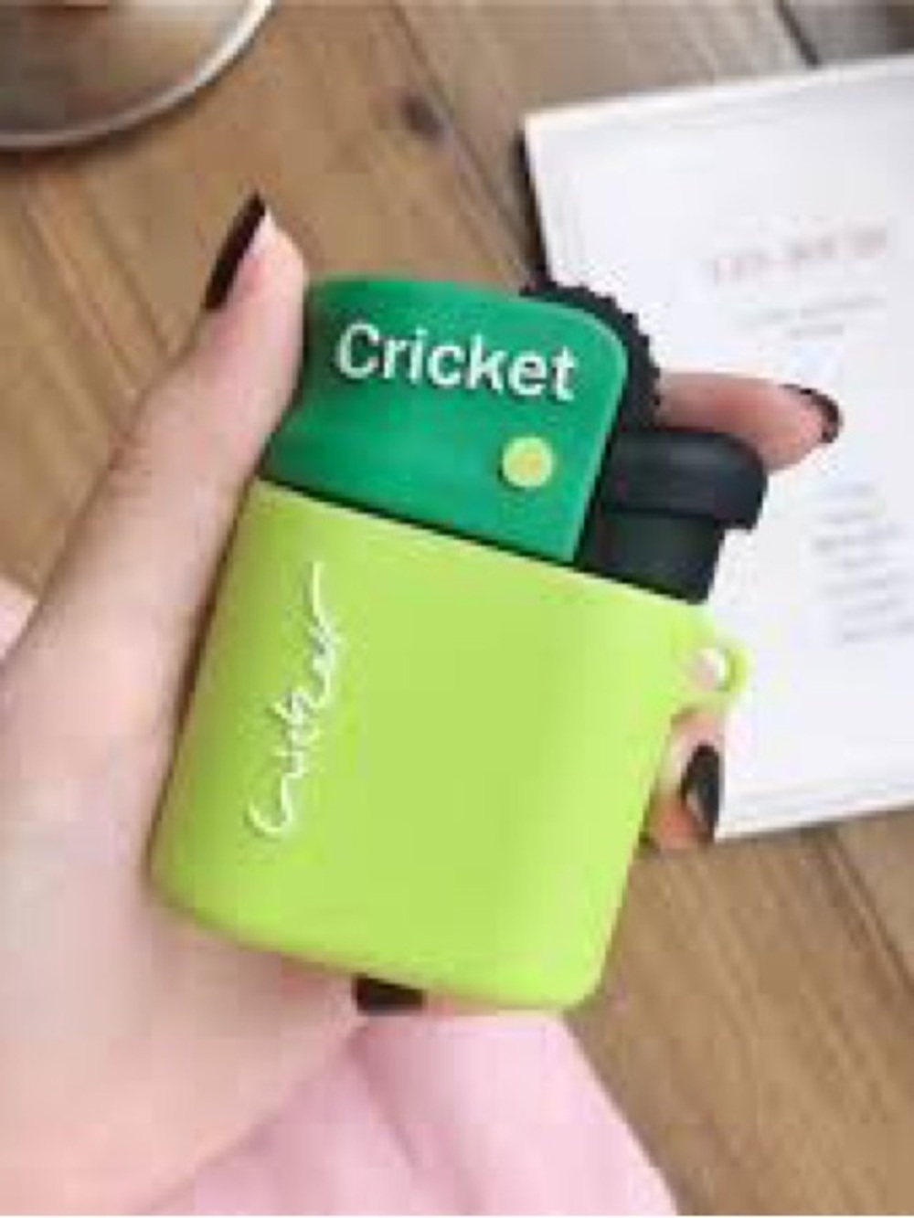 Cricket Lime Green Protective Case for Wireless Earbuds